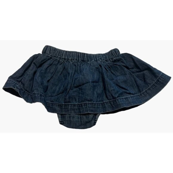 Baby GAP Denim Infant Girls Size 3-6 months Bottoms Skirts Excellent very gently - Picture 2 of 3